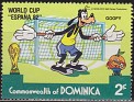Dominica 1982 Walt Disney 2 ¢ Multicolor Scott 746